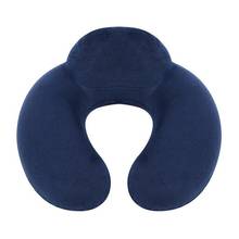 Car U-shaped Pillow Plain Memory Cotton Multi Color Neck Pillow Slow Rebound Travel Pillow Office Aircraft Car Cervical Pillow 2024 - buy cheap