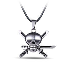4 Styles Cartoon Anime Necklace For Women Skeleton Sword Pendant Cosplay Men Jewelry Collares Gift 2024 - buy cheap