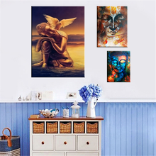 Wall Art Canvas Painting Buddha Modern Boho Decoration Colorful Yoga Vertical Buddha Statue Posters and Prints Picture 2024 - buy cheap