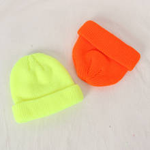 Новая Зимняя кепка для маленьких девочек и мальчиков, кепка для уличных танцев, мягкая теплая шапочка для малышей, вязаная шапка, Детская Повседневная теплая шапка 2024 - купить недорого