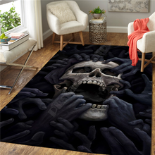 Skull carpet Square Anti-Skid Area Floor Mat 3D Rug Non-slip Mat Dining Room Living Room Soft Bedroom Carpet style-02 2024 - buy cheap