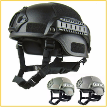 Качественный Легкий Быстрый Шлем MICH2000 страйкбол MH Тактический шлем Открытый тактический покраска CS SWAT Защитное снаряжение для езды 2024 - купить недорого