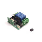 Mini rf interruptor sem fio de controle remoto, interruptor de luz com código de aprendizagem transmissor e receptor de 24v 1ch 315/433mhz - foto 2026