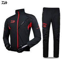 Jacket Fishing Pants DAWA Outdoor Sports Autumn Winter Windproof Waterproof Keep Warm Jackets and Pants Fishing Suit 2024 - buy cheap