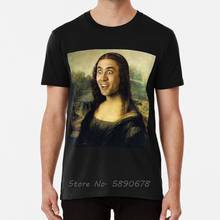 Nicolas Cage / Mona Lisa T Shirt Nicolas Cage Nicolas Cage Mona Lisa Mona Lisa Meme Tshirt Men Cotton Tees Tops Harajuku 2024 - buy cheap