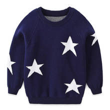 Children's sweater boys' and girls' round neck cotton sweater thick 2024 - buy cheap