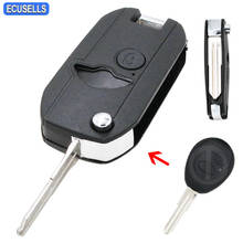 2 Button Folding Flip Remote Key Shell Case Smart Car Key Housing Cover For Land Rover Discovery 2 1999-2004 Uncut Blade 2024 - buy cheap