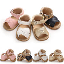 Summer Baby Shoes Newborn Sandals Kids Boys Girls Sandals Solid Non-slip PU Leather Casual Prewalker Soft Sole Shoes 2024 - buy cheap