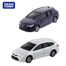 Takara tomy tomica no.24 toyota corolla touring 1:63 escala especial branco azul modelo carro diecast metal veículo brinquedos carros novo 2020 2024 - compre barato