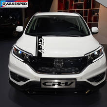 Car Hood Bonnet Sticker Auto Engine Cover Decor Vinyl Decal For Honda-CR-V SUV Racing Sport Stripes Limited Edition 2024 - buy cheap