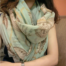 Новый Модный женский мягкий длинный шейный большой шарф, шаль, пашминовый палантин, шифоновый хлопковый шарф s 2024 - купить недорого