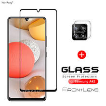 Película protectora de pantalla de vidrio para cámara Samsung Galaxy A42, vidrio templado para Samsung Galaxy A42 5G 2024 - compra barato