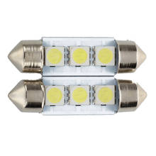 Promoção! Lâmpada xenon para teto de carro, lâmpada branca para teto, led, 5w, 3 led, smd 5050, 36mm 2024 - compre barato