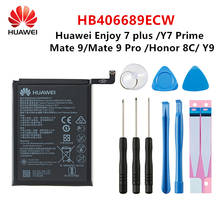 Huawei-batería HB406689ECW original, 100% mAh, para Huawei Enjoy 7 Enjoy 7plus Y7 Prime Mate 9/TRT-L53 pro, herramientas, TRT-L21A, 4000 2024 - compra barato