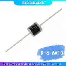 20pcs Rectifier Diode 6A 1000V R-6 6A10 2024 - buy cheap