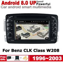 2 Din Автомобильный мультимедийный плеер для Mercedes Benz CLK Class W208 1996 ~ 2003 NTG Android радио GPS Навигация стерео автоаудио 2024 - купить недорого