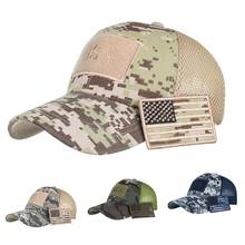 Bandeira americana padrão camuflagem boné de beisebol ajustável viseira chapéus para mulheres homens chapéus de sol chapéus ao ar livre verão bonés de beisebol chapéu de sol 2024 - compre barato