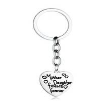 Oeinin Arrtracive Keychain Men Mother And Daugher Friends Forever Women Simple Letter Keyring Keychain Stainless Steel Brelok 2024 - buy cheap