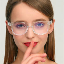 Óculos anti-azul para uso no computador e jogos, óculos unissex com revestimento de luz azul, prejudicial, bloqueio de luz transparente 2024 - compre barato