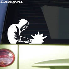 Langru 16*10cm Welder Sticker Vinyl Welding Decal Motorcycle SUVs Bumper Car Window Vinyl Decals Accessories Jdm 2024 - buy cheap