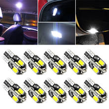 Luz LED blanca para Interior de coche, lámpara de estacionamiento para Renault Duster Megane 2 3 Logan Clio Fluence Captur, W5W Canbus T10, 12V, 10 Uds. 2024 - compra barato