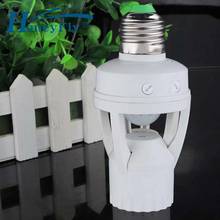 HoneyFly E27 Motion Sensor Lamp Holder AC110-220V 60W 360 Degrees IR Infrared Human Body Sensor Plug Socket Switch Base LED Bulb 2024 - buy cheap