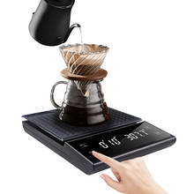Báscula de café con pantalla electrónica, balanza de cocina de café por goteo de 3kg/0,1g con temporizador, báscula de precisión de alimentos Balanc de alta precisión 2024 - compra barato