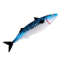 Iscas macias que simulam isca de peixe da vida, iscas de pesca do mar profundo de tamanho grande, de 29cm 2024 - compre barato