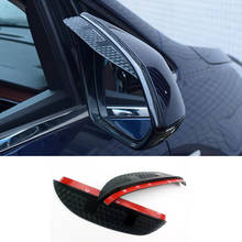 Espejo retrovisor lateral de vidrio molduras de marcos para coche, protector contra la lluvia, visera solar, sombra de cejas, para Toyota Corolla Altis 2017 2018 2019, 2 uds. 2024 - compra barato