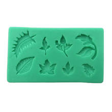 Leaves Shapes Cake Fondant Decorating Tools,100% Food-Grade Silicone Baking Molds, Silicone Soap Molds 2024 - buy cheap