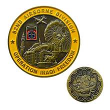 Сент-Джордж Управление иракский свободы 82nd дивизии Военная Униформа памятная монета Коллекционные вещи 2024 - купить недорого
