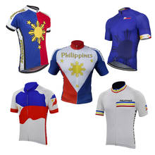 6 styles team cycling jersey Philippines short sleeve men cycling tops full zipper mtb ropa ciclismo bike wear clothing cajastur 2024 - buy cheap