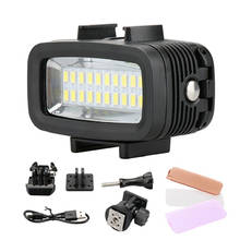 IP65 Waterproof Bright LED Go Pro Video Light Dive Lamp for GoPro Hero 10 5 4 SJCAM Yi EKEN insta360 Osmo Action DSLR Camera 2024 - buy cheap