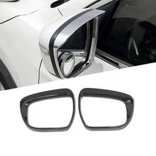 Car Accessories Chrome Rear View Mirror Rain Gear Cover Trim Rearview Mirrors Rain Shield Visor For Nissan Qashqai 2015 - 2019 2024 - buy cheap