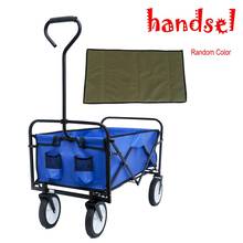 Carrinho de mão dobrável para jardim, carrinho de compras de jardim com grande capacidade de 68kg (azul) 2024 - compre barato