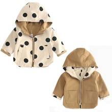 2020 Spring Autumn Baby Boy's Hooded jacket Double-sided use Kids Outerwear clothes Toddler Girl Boy Clothes Children Jacket 2024 - buy cheap