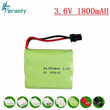 Upgrade 3.6v 1800mah NiNH Battery For Rc Toys Cars Tanks Trucks Robots Guns Boats AA Ni-MH3.6v Rechargeable Battery Pack 1pcs 2024 - buy cheap