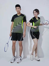 Quick Dry Badminton Sports Suits Cool Sweat Absorption Breathable Table Tennis T-Shirt & Shorts For Men & Women L805SHC 2024 - buy cheap