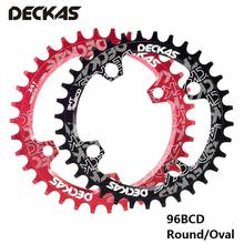 Deckas 96BCD Round / Oval Narrow Wide Chainring 32T 34T 36T 38T Mountain Bike Chainring for SHIMANO XT SLX M7000/M8000/M9000 2024 - buy cheap