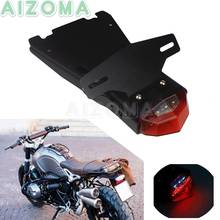 Motorcycle License Plate Lights Bracket Assembly w/ Tail Brake Stop Lights For BMW R NINE T 2014 2015 2016 17 2018 Scramble Pure 2024 - buy cheap