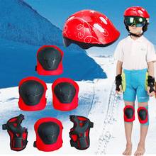 7 Pcs/set Skating Protective Gear Elbow Knee Pads Helmet Bicycle Skateboard Ice Skating Roller Knee Protector For Kids 2024 - buy cheap