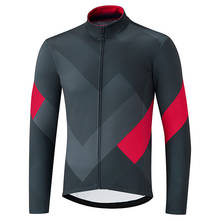 NEW Cycling Jersey Long sleeves top bike wear cycling clothing windproof winter fleece and no fleece MTB Bicycle clothes 2024 - buy cheap