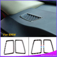 Panel de instrumentos de salida de aire para coche BMW, piezas de modificación Interior de fibra de carbono Real (suave), Serie 3, E90, E92, 2005-2012 2024 - compra barato