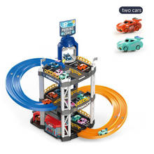 New Children's Parking Lot Multi-storey Small Garage Track Toy Car Building Multi-layer Rotation Large Lifting Garage Boy Gift 2024 - buy cheap