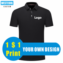 Short-Sleeved Polo Shirt Custom Embroidery Logo Printed Personalized Design Summer Cheap 8 Colors Polo Shirts WESTCOOL 2024 - buy cheap