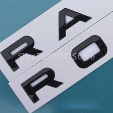 For LAND RANGE ROVER SPORT VELAR SV Edition Glossy Black Matte Silver Top ABS Emblem Car Styling Hood Trunk Letters Logo Sticker 2024 - buy cheap