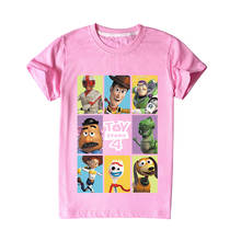 Summer Toy Story cartoon children short-sleeved T-shirt thin section sweat comfortable male and female children 2024 - buy cheap