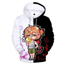 Yarichin-Sudadera con capucha para hombre y mujer, prenda deportiva de manga larga con estampado 3D, estilo Harajuku, a la moda 2024 - compra barato