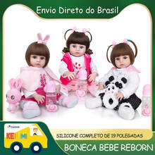 Keiumi-boneca infantil, brinquedo para meninas, brinquedo para bebês reborn, de silicone 2024 - compre barato