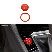 Car Start Stop Engine Button Decoration Patch Interior Modification Trim Cover For Volkswagen VW Jetta MK7 2019 2020 2021 2024 - buy cheap